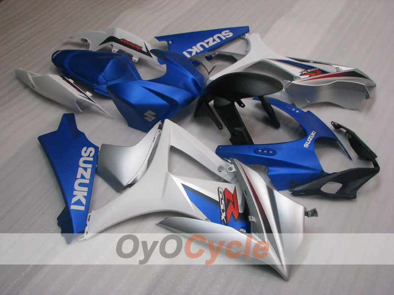 Carenado inyectado para GSX R1000 07-08 - Azul, Blanco - Estilo de fábrica #OYO87905530 Imagen principal del producto