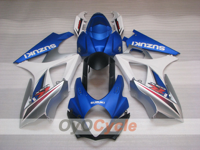 Carenado inyectado para GSX R1000 07-08 - Azul, Blanco - Estilo de fábrica #OYO87905530 Imagen secundaria del producto