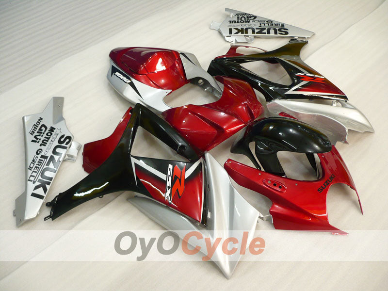 Kit de carenado por inyección para GSX R1000 07-08 - Rojo, Negro, Gris - MOTUL #OYO87905532 Imagen principal del producto