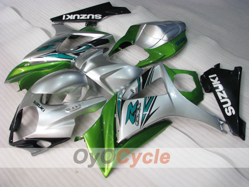 Carenado de inyección para GSX R1000 07-08 - Verde, Plata - Estilo de fábrica #OYO87905533 Imagen secundaria del producto