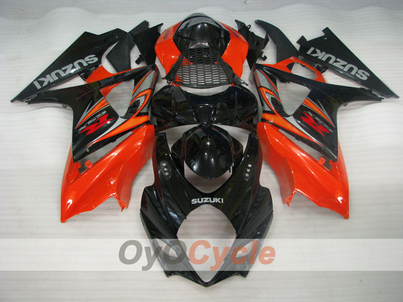 Kit de carenado de inyección para GSX R1000 07-08 - Naranja, Negro - Estilo de fábrica #OYO87905534