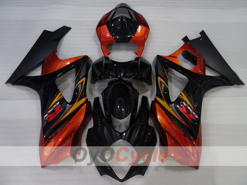 Carenado de inyección para GSX R1000 07-08 - Naranja, Negro - Estilo de fábrica #OYO87905535 Imagen secundaria del producto
