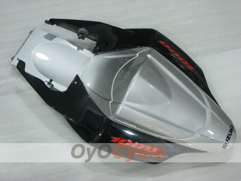 Kit de carenado por inyección para GSX R1000 07-08 - Negro, Plata - Estilo de fábrica #OYO87905537