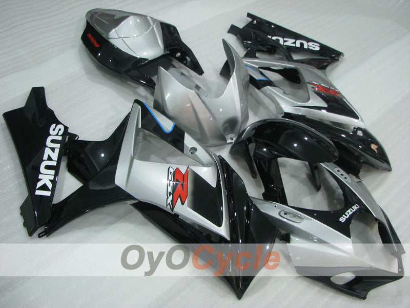 Kit de carenado por inyección para GSX R1000 07-08 - Negro, Plata - Estilo de fábrica #OYO87905537 Imagen principal del producto