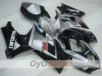 Kit de carenado por inyección para GSX R1000 07-08 - Negro, Plata - Estilo de fábrica #OYO87905537