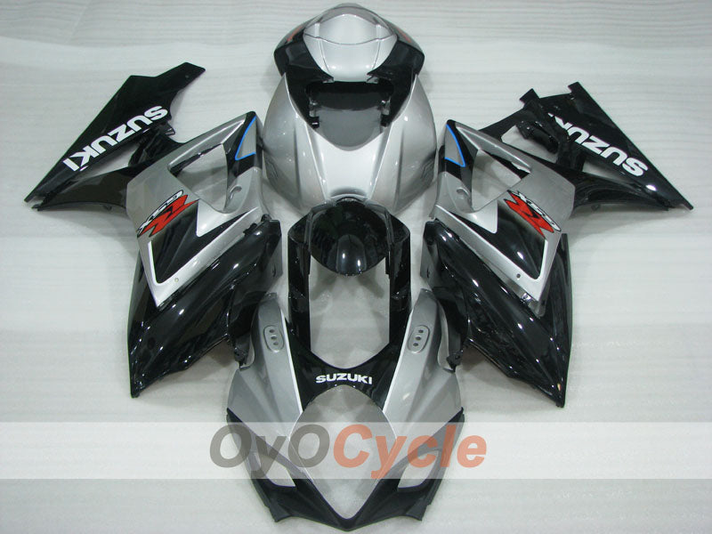 Kit de carenado por inyección para GSX R1000 07-08 - Negro, Plata - Estilo de fábrica #OYO87905537 Imagen secundaria del producto