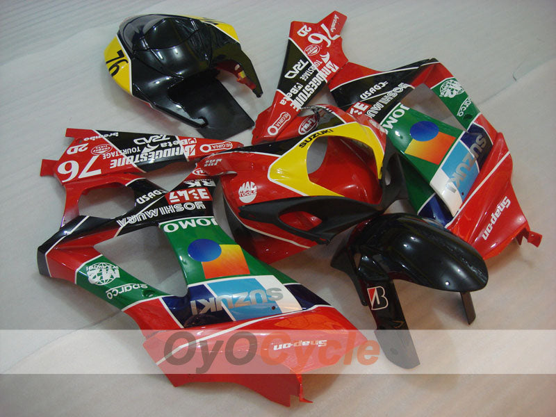 Carenado de inyección para GSX R1000 07-08 - Rojo, Negro - JOMO #OYO87905538 Imagen principal del producto