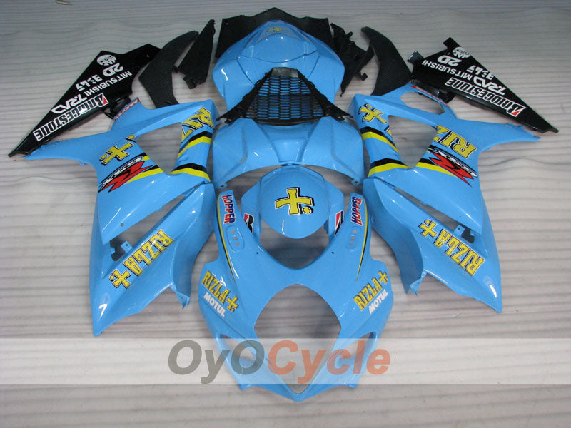 Kit de carenado de inyección para GSX R1000 07-08 - Azul, Negro - Rizla+ #OYO87905541 Imagen secundaria del producto