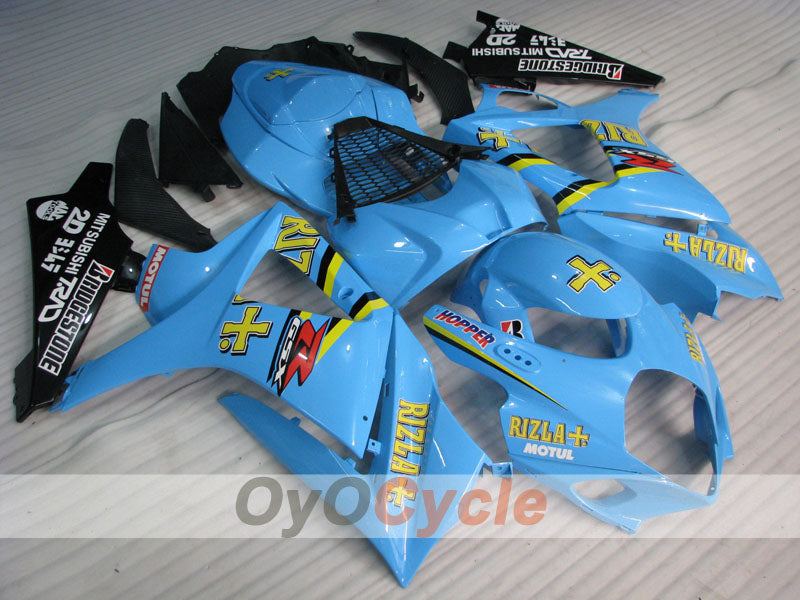 Kit de carenado de inyección para GSX R1000 07-08 - Azul, Negro - Rizla+ #OYO87905541 Imagen principal del producto