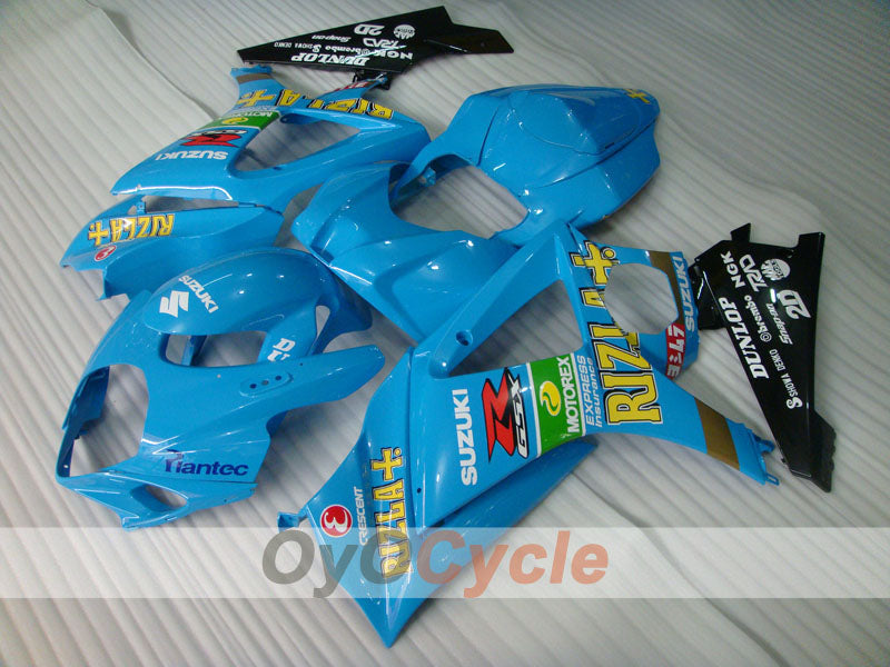 Kit de carenado por inyección para GSX R1000 07-08 - Azul, Negro - DUNLOP, Rizla+ #OYO87905542 Imagen secundaria del producto