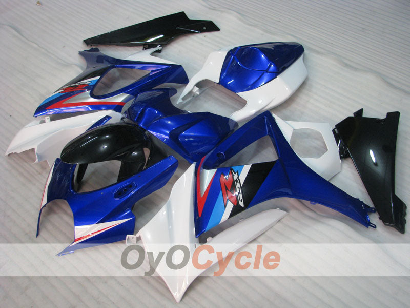 Kit de carenado por inyección para GSX R1000 07-08 - Azul, Blanco - Estilo de fábrica #OYO87905543 Imagen principal del producto