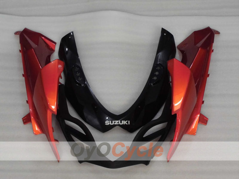Kit de carenado por inyección para GSX R1000 09-16 - Naranja, Negro - Estilo de fábrica #OYO87905545