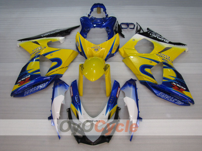 Kit de carenado por inyección para GSX R1000 09-16 - Amarillo, Azul - Corona #OYO87905546 Imagen principal del producto
