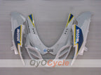 Kit de carenado por inyección para GSX R1000 09-16 - Azul, Blanco - DUNLOP, MOTUL #OYO87905548