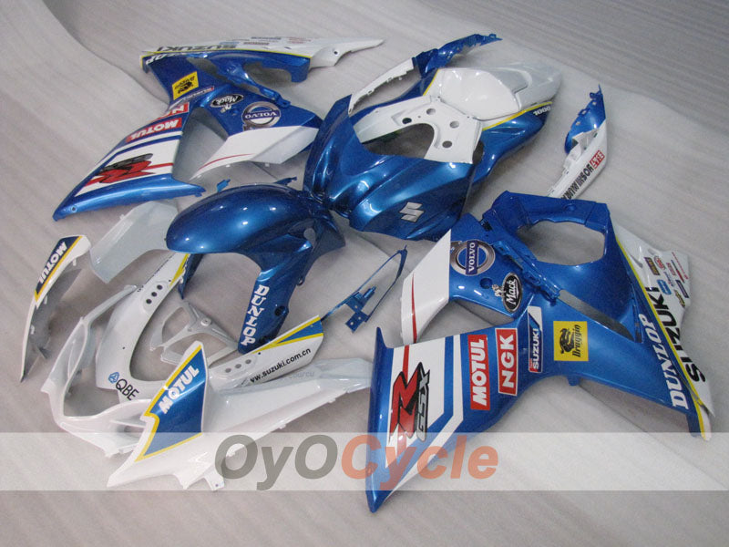 Kit de carenado por inyección para GSX R1000 09-16 - Azul, Blanco - DUNLOP, MOTUL #OYO87905548 Imagen secundaria del producto