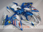 Kit de carenado por inyección para GSX R1000 09-16 - Azul, Blanco - DUNLOP, MOTUL #OYO87905548