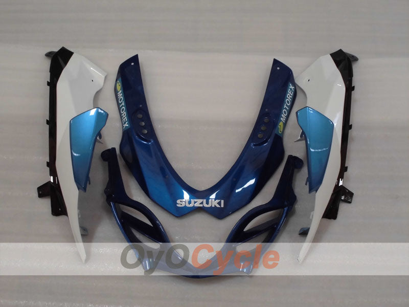 Kit de carenado inyectado para GSX R1000 09-16 - Azul, Blanco, Negro - Rockstar #OYO87905550
