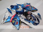 Kit de carenado inyectado para GSX R1000 09-16 - Azul, Blanco, Negro - Rockstar #OYO87905550