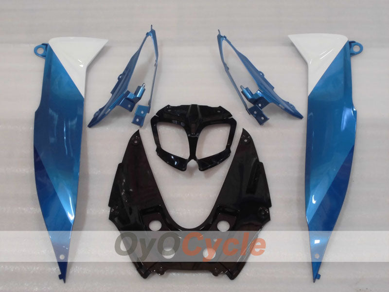Kit de carenado inyectado para GSX R1000 09-16 - Azul, Blanco, Negro - Rockstar #OYO87905550
