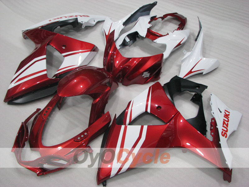 Kit de carenado por inyección para GSX R1000 09-16 - Rojo, Blanco - Estilo de fábrica #OYO87905552 Imagen secundaria del producto