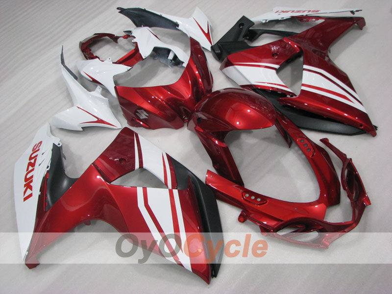 Kit de carenado por inyección para GSX R1000 09-16 - Rojo, Blanco - Estilo de fábrica #OYO87905552 Imagen principal del producto