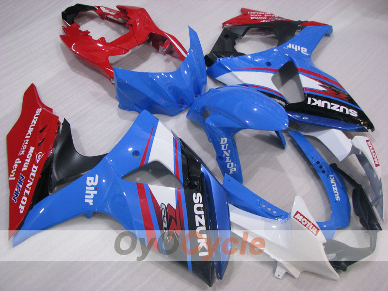 Kit de carenado por inyección para GSX R1000 09-16 - Rojo, Azul, Negro - DUNLOP #OYO87905554 Imagen principal del producto