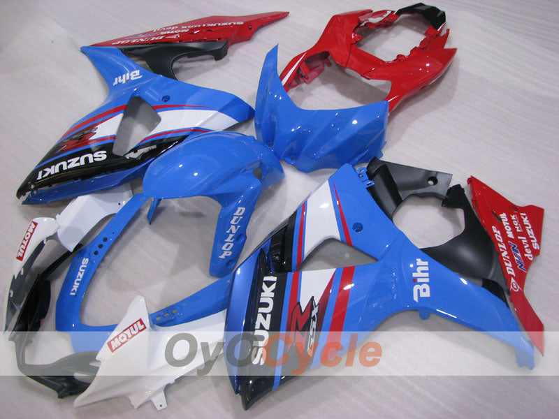 Kit de carenado por inyección para GSX R1000 09-16 - Rojo, Azul, Negro - DUNLOP #OYO87905554 Imagen secundaria del producto