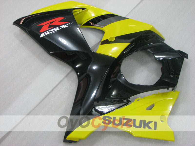 Kit de carenado de inyección para GSX R1000 09-16 - Amarillo, Negro - Estilo de fábrica #OYO87905555
