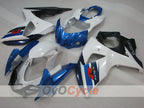 Kit de carenado de inyección para GSX R1000 09-16 - Azul, Blanco - Estilo de fábrica #OYO87905556