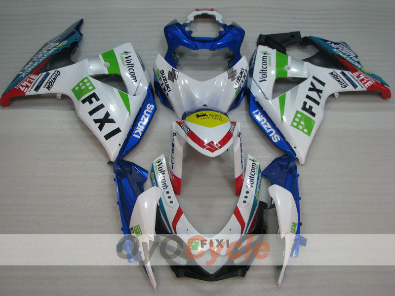 Kit de carenado de inyección para GSX R1000 09-16 - Azul, Blanco - FIXI #OYO87905559 Imagen principal del producto