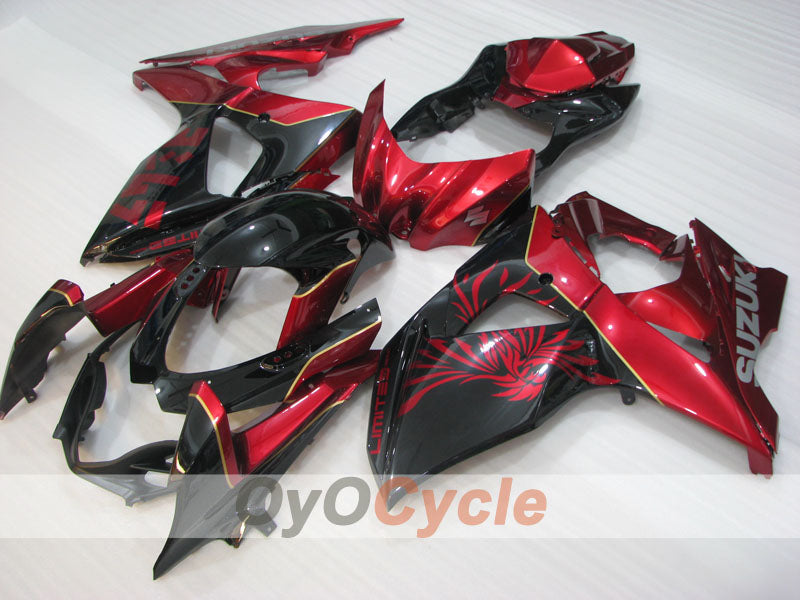 Kit de carenado de inyección para GSX R1000 09-16 - Rojo, Negro - Estilo de fábrica #OYO87905560 Imagen secundaria del producto