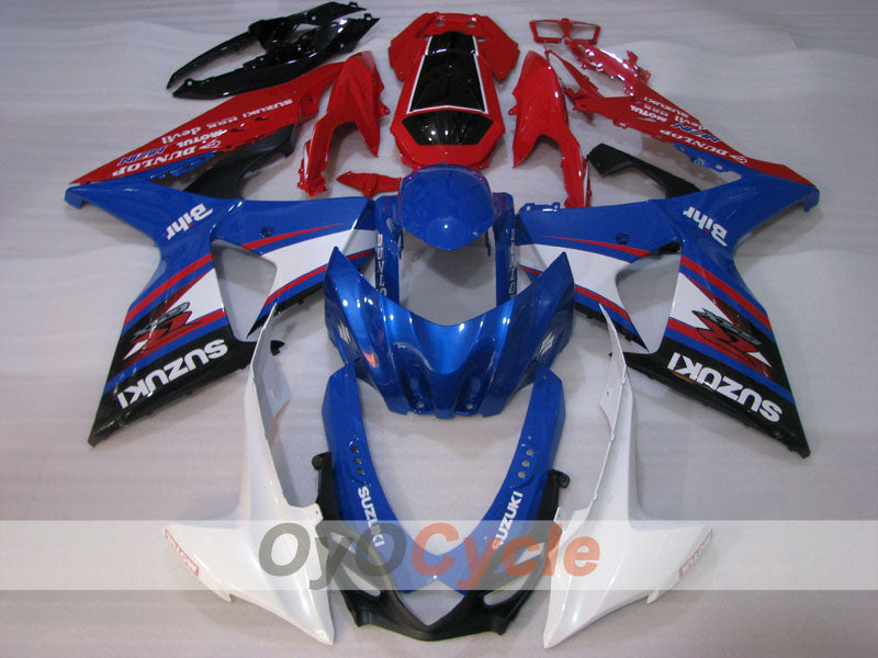 Kit de carenado por inyección para GSX R1000 09-16 - Rojo, Azul - DUNLOP #OYO87905562 Imagen principal del producto