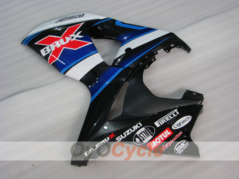 Carenado de inyección para GSX R1000 09-16 - Blanco, Negro - Dark Dog #OYO87905565