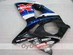 Carenado de inyección para GSX R1000 09-16 - Blanco, Negro - Dark Dog #OYO87905565
