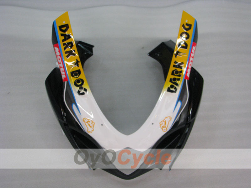 Carenado de inyección para GSX R1000 09-16 - Blanco, Negro - Dark Dog #OYO87905565