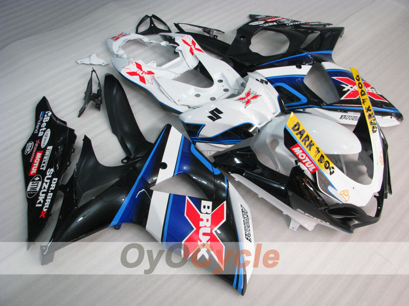 Carenado de inyección para GSX R1000 09-16 - Blanco, Negro - Dark Dog #OYO87905565 Imagen principal del producto