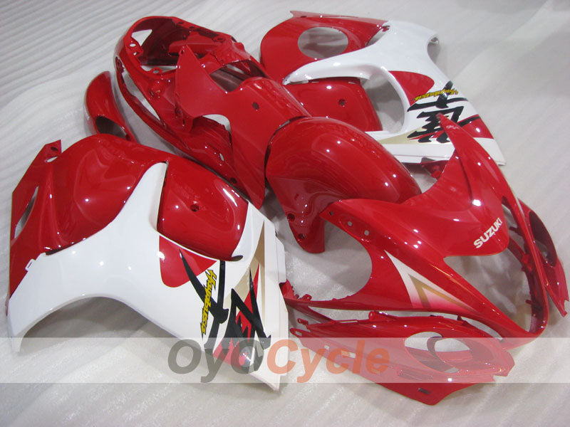 Carenado de inyección para 08-20 GSXR1300 Hayabusa - Rojo, Blanco - Estilo de fábrica #OYO87905570 Imagen principal del producto