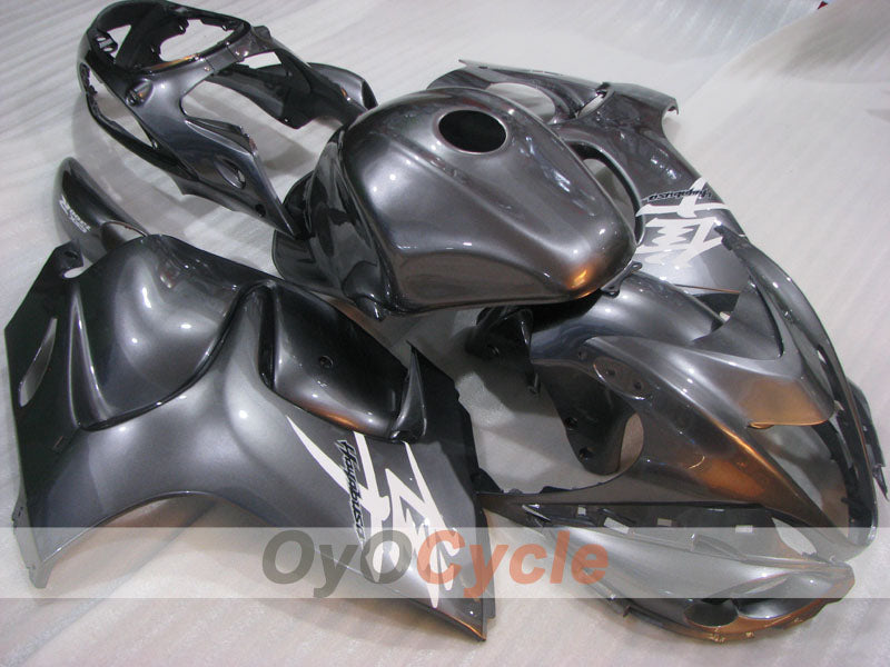 Kit de carenado por inyección para GSXR1300 Hayabusa 08-20 - Blanco, Gris - Estilo de fábrica #OYO87905572
