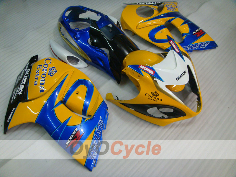 Kit de carenado de inyección para GSXR1300 Hayabusa 08-20 - Amarillo, Azul - Corona #OYO87905574 Imagen principal del producto