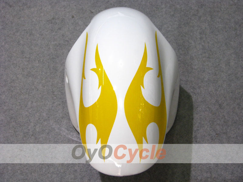 Kit de carenado por inyección para 08-20 GSXR1300 Hayabusa - Amarillo, Blanco - Estilo de fábrica, Personalizar #OYO87905575