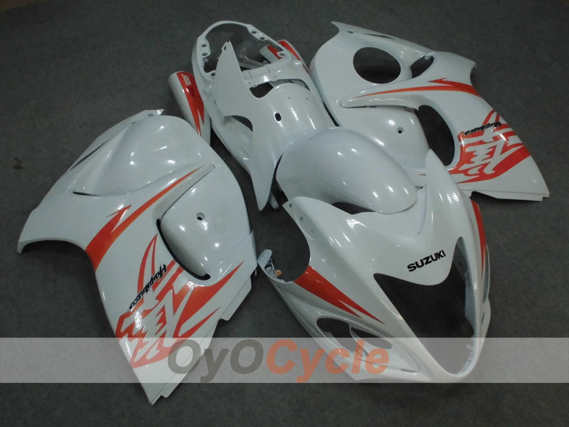 Kit de carenado por inyección para GSXR1300 Hayabusa 08-20 - Rojo, Blanco - Estilo de fábrica #OYO87905577 Imagen principal del producto