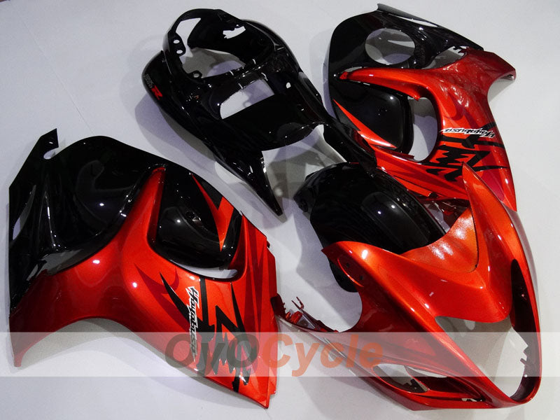 Kit de carenado de inyección para GSXR1300 Hayabusa 08-20 - Rojo, Negro - Estilo de fábrica #OYO87905585