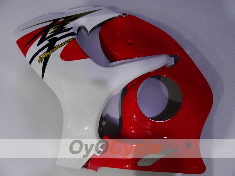 Kit de carenado por inyección para 08-20 GSXR1300 Hayabusa - Rojo, Blanco - Estilo de fábrica #OYO87905586