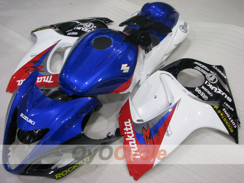 Kit de carenado por inyección para 08-20 GSXR1300 Hayabusa - Azul, Blanco, Negro - Otros #OYO87905590 Imagen principal del producto