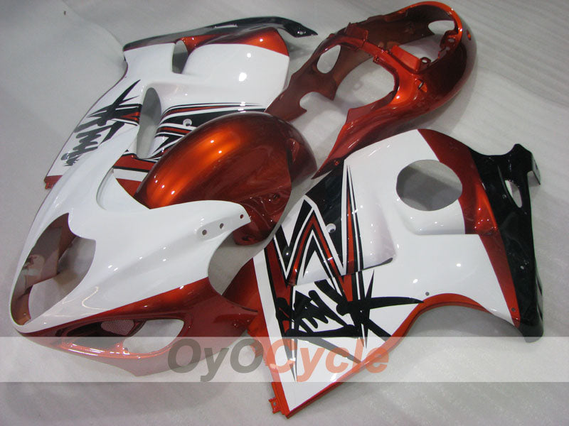 Carenado de inyección para GSXR1300 Hayabusa 99-07 - Naranja, Blanco - Estilo de fábrica #OYO87905592