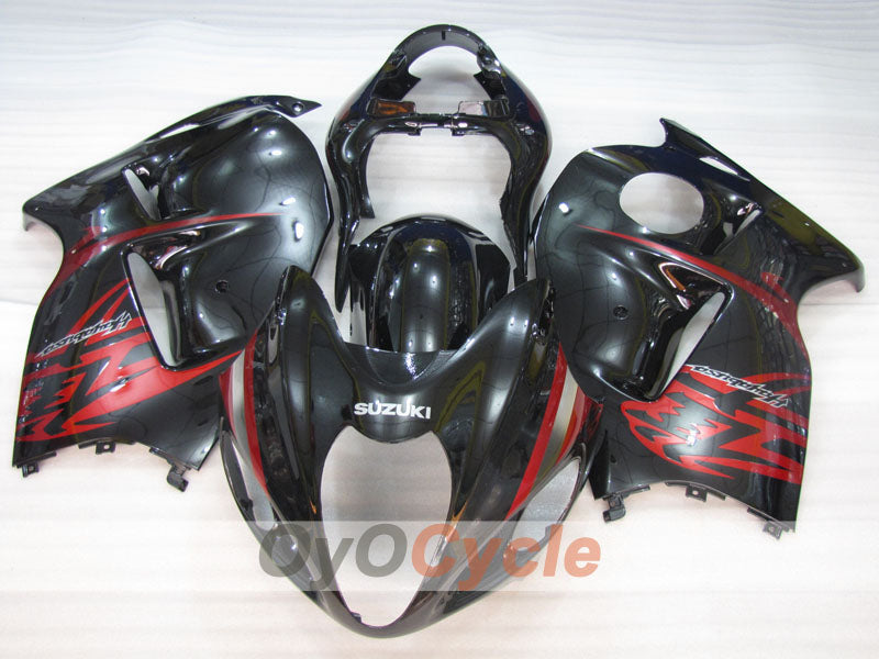 Kit de carenado por inyección para GSXR1300 Hayabusa 99-07 - Negro - Estilo de fábrica #OYO87905595