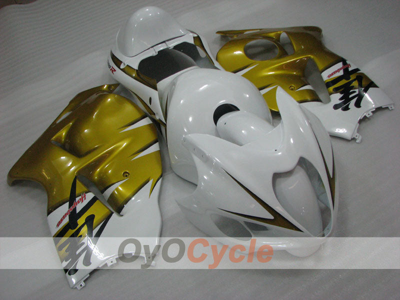 Kit de carenado por inyección para GSXR1300 Hayabusa 99-07 - Blanco, Dorado - Estilo de fábrica #OYO87905599 Imagen principal del producto