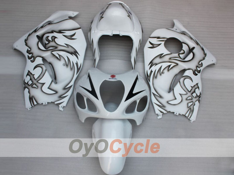 Kit de carenado de inyección para GSXR1300 Hayabusa 99-07 - Blanco, Negro - Estilo de fábrica, Personalizable #OYO87905600 Imagen secundaria del producto