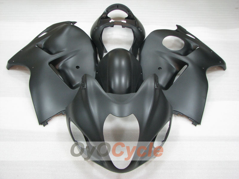 Kit de carenado por inyección para GSXR1300 Hayabusa 99-07 - Negro, Mate - Sin pegatinas/calcomanías, Estilo de fábrica, Personalizable #OYO87905602
