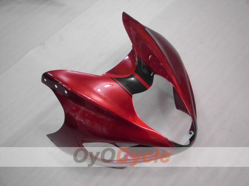 Kit de carenado por inyección para GSXR1300 Hayabusa 99-07 - Rojo, Negro - Estilo de fábrica #OYO87905606
